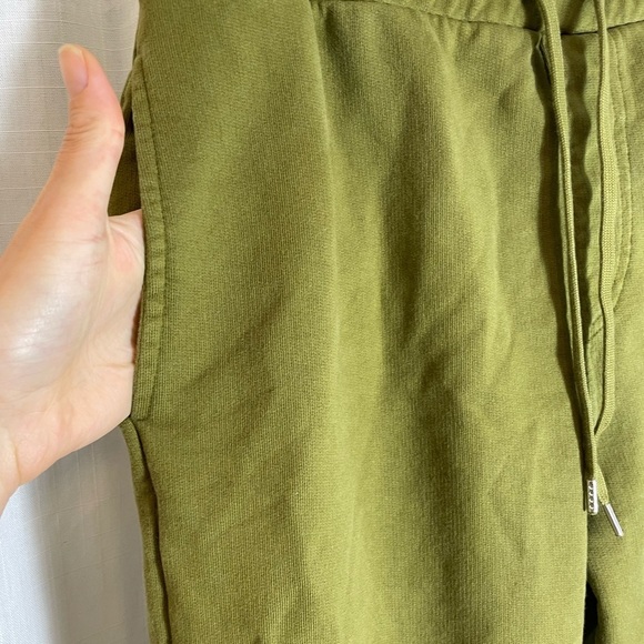 Smallable basics men’s organic cotton joggers in olive green size small. - Picture 4 of 9